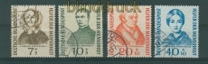 Bund Mi #  222/25 gestempelt Helfer der Menschheit 1955 (26639)