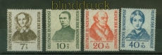 Bund Mi #  222/25 postfrisch Helfer der Menschheit 1955 (34134)