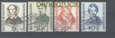Bund Mi #  222/25 gestempelt Helfer der Menschheit 1955 (30438)