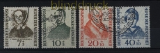 Bund Mi #  222/25 gestempelt Helfer der Menschheit 1955 (31671)