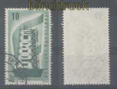 Bund Mi #  241 Z gestempelt Fotobefund Schlegel BPP (43585)