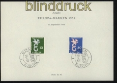 Bund Mi # 295/96 SB Europa 1985 Sonderblatt mit Sonderstempel (29720)