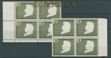Bund Mi #  229 postfrisch Heinrich Heine zwei 4er-Blcke Wz. 4 Vb (25849)