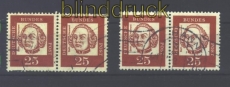 Bund Mi #  353 y gestempelt zwei waagerechte Paare (21145)