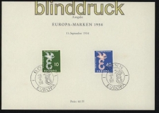 Bund Mi # 295/96 SB Europa 1985 Sonderblatt mit Sonderstempel (29719)