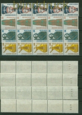 Bund Mi # 1398/1401 R postfrisch Sehenswrdigkeiten 5er-Streifen (34149)