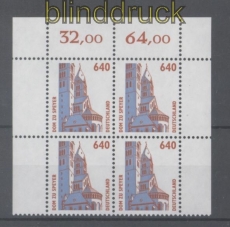Bund Mi # 1811 postfrisch Sehensw�rdigkeiten 4er-Block (42834)