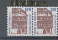 Bund Mi # 1746 postfrisch Sehensw�rdigkeiten waagerechtes Paar (42962)