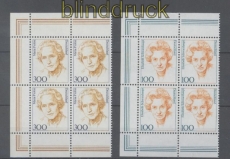 Bund Mi # 1955/56 postfrisch Frauen 4er-Bl�cke  (42838)