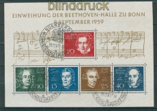 Bund Mi # Block  2 Sonderstempel Beethovenblock (25101)