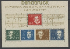 Bund Mi # Block  2 postfrisch Beethovenblock (21864)