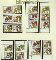 DDR Zusammendrucke Mi # 1717/22 postfrisch WZd 260 - SZd 121 Mrchen (34399)