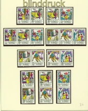 DDR Zusammendrucke Mi # 1801/06 postfrisch WZd 275 - SZd 121 Mrchen (34393)