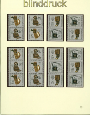 DDR Zusammendrucke Mi # 3226/29 postfrisch WZd 779- SZd 369 Fernsprechapparate (34340)