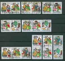 DDR Zusammendrucke Mi # 2281/86 gestempelt WZd 356 - SZd 148 Mrchen (25265)