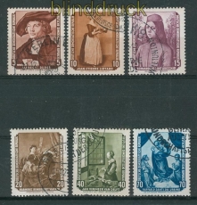 DDR Mi #  504/09 gestempelt Dresdner Gemldegalerie (25873)