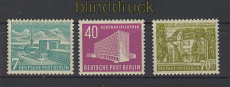 Berlin Mi # 121/23 Berliner Bauten postfrisch (21750)