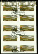Bund Mi # 2863 Folienblatt # 17 Nationakparks Ersttagssonderstempel (40765)