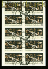 Bund Mi # 2780 Folienblatt # 5 Naturkundemuseum Ersttagssonderstempel (40753)