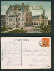 Jena farb-AK Volkshaus mit Lesehalle (Carl-Zeiss-Stiftung) 1922 (d5392)