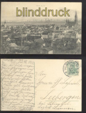 ULM a. D. sw-AK Gesamtansicht 1908 (d0170)