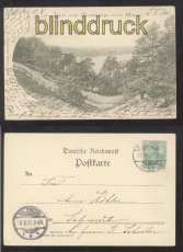 GATOW sw-AK Blick vom Dachsberge nach Gatow 1901 (d0141)