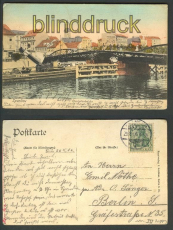 Berlin Spandau farb-AK Charlottenbrücke 1906 (d3136)