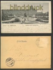 Berlin sw-AK Schloss mit Lustgarten 1901 (d3151)