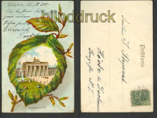 Berlin farb-AK Brandenburger Thor 1900 (d3168)