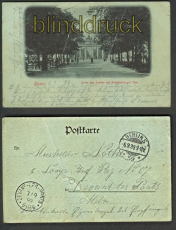 Berlin sw-AK u. d Linden + Brandenburger Thor 99(d3158)