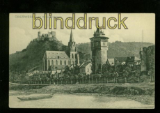 OBERWESEL sw-AK Ruine Schnburg ungebraucht ca. 1906 (d6158)