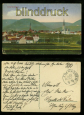 EDENKOBEN farb-AK Totalansicht Feldpost 1916 (d5984)