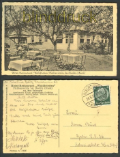 Fichtenwalde bei Beelitz Hotel Restaurant Waldfrieden 1935 (d4231)