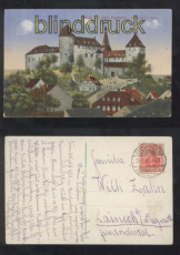 MYLAU sw-AK Kaiserschlo Gruss aus dem Vogtland 1919 (d7027)