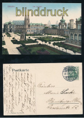 DRESDEN farb-AK der Zwinger 1907 (d7254)