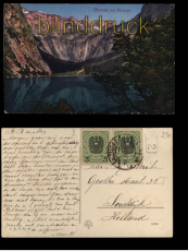 Obersee am Knigsee farb-AK 1921 (d5438)