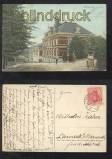MITTWEIDA farb-AK Postamt 1918 (d7023)