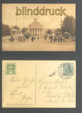 DRESDEN sw-AK Intern. Hygiene-Ausstellung 1911 (d6861)