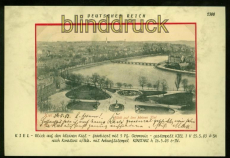 KIEL sw-AK Blick auf den kleinen Kiel 1903 (d7428)