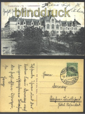 Frankenberg sw-AK Lehrerseminar 1924 (d2140)