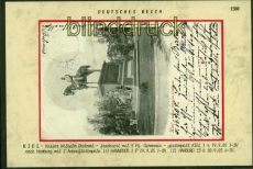 KIEL sw-AK Kaiser Wilhelm-Denkmal 1905 (d7431)