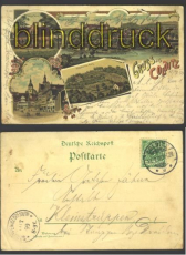 Colditz farb-Litho-AK Gruss aus 4 Ansichten 1899(d1280)