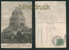 Leipzig sw-AK Vlkerschlacht-Denkmal 1913  (d5371)