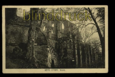 Berg Oybin sw-AK Ruine Feldpost 1915 (d5524)