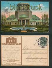 Leipzig farb-AK Int. Baufachausstellung 1913 (d5366)