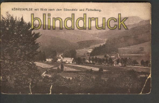 Knigswalde sw-AK Blick Brenstein + Fichtelberg ungebraucht (d4535)