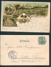 Deutscheinsiedel farb-Litho-AK 4 Ansichten 1903 (d5040)