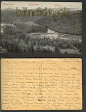Gltzschtal sw-AK Waldfrieden Panoramaansicht (d4536)