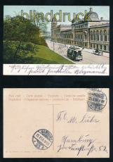 HAMBURG farb-AK Bei der Hauptpost 1906 (d7171)