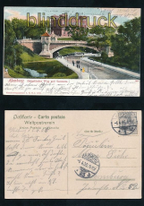 HAMBURG farb-AK Helgolnder Weg und Seewarte 1906 (d7168)